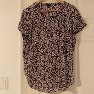 Ann Taylor Cheetah Blouse